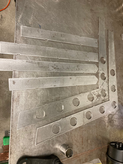 Tig Welded Front Engine Cage Frame Rails (pair)